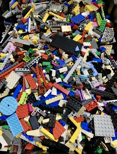 2 POUNDS LEGO BRICKS BULK ASSORTED RANDOM PIECES COLORS FREE SHIPPING USA SELLER - Picture 2 of 6