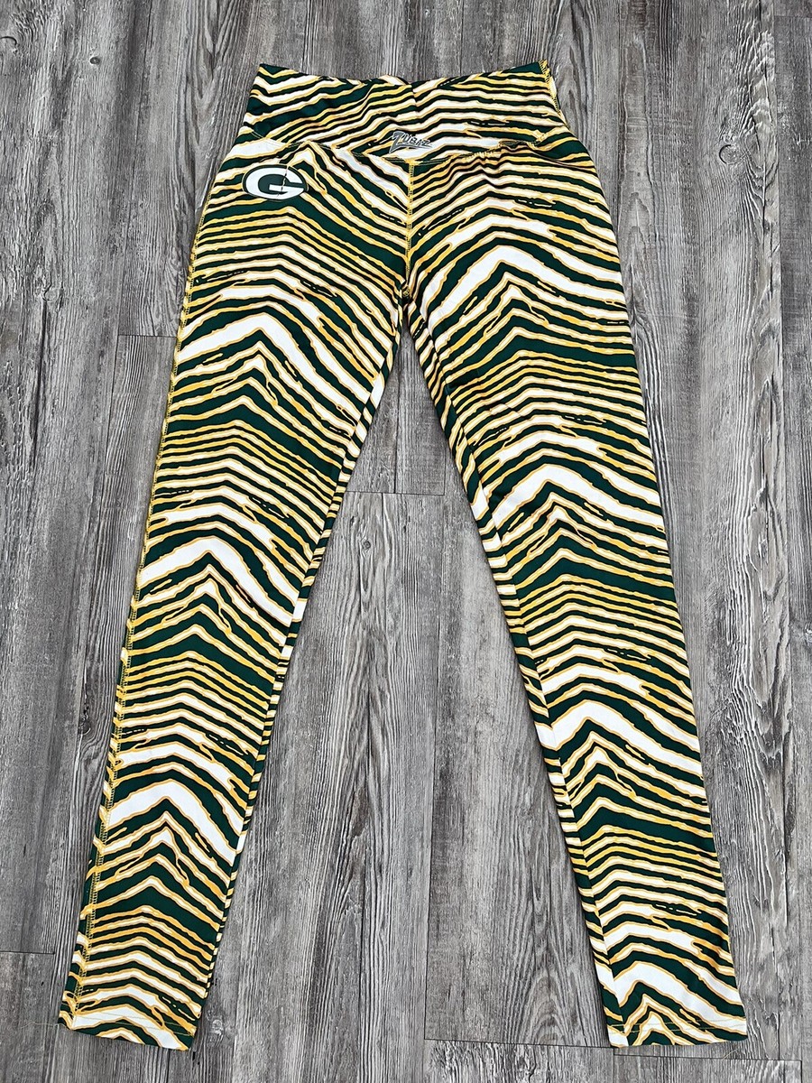 Vintage Zubaz Women’s NFL Green Bay Packers Leggings Size Medium N1