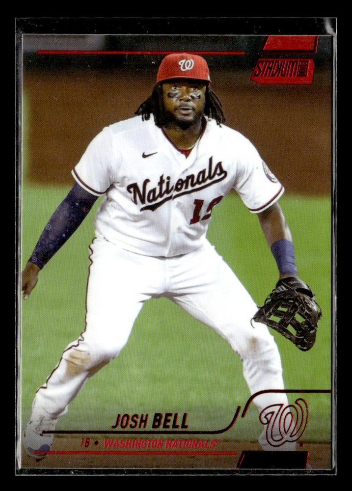 2022 Stadium Club #293 Josh Bell Red Foil Card Washington Nationals