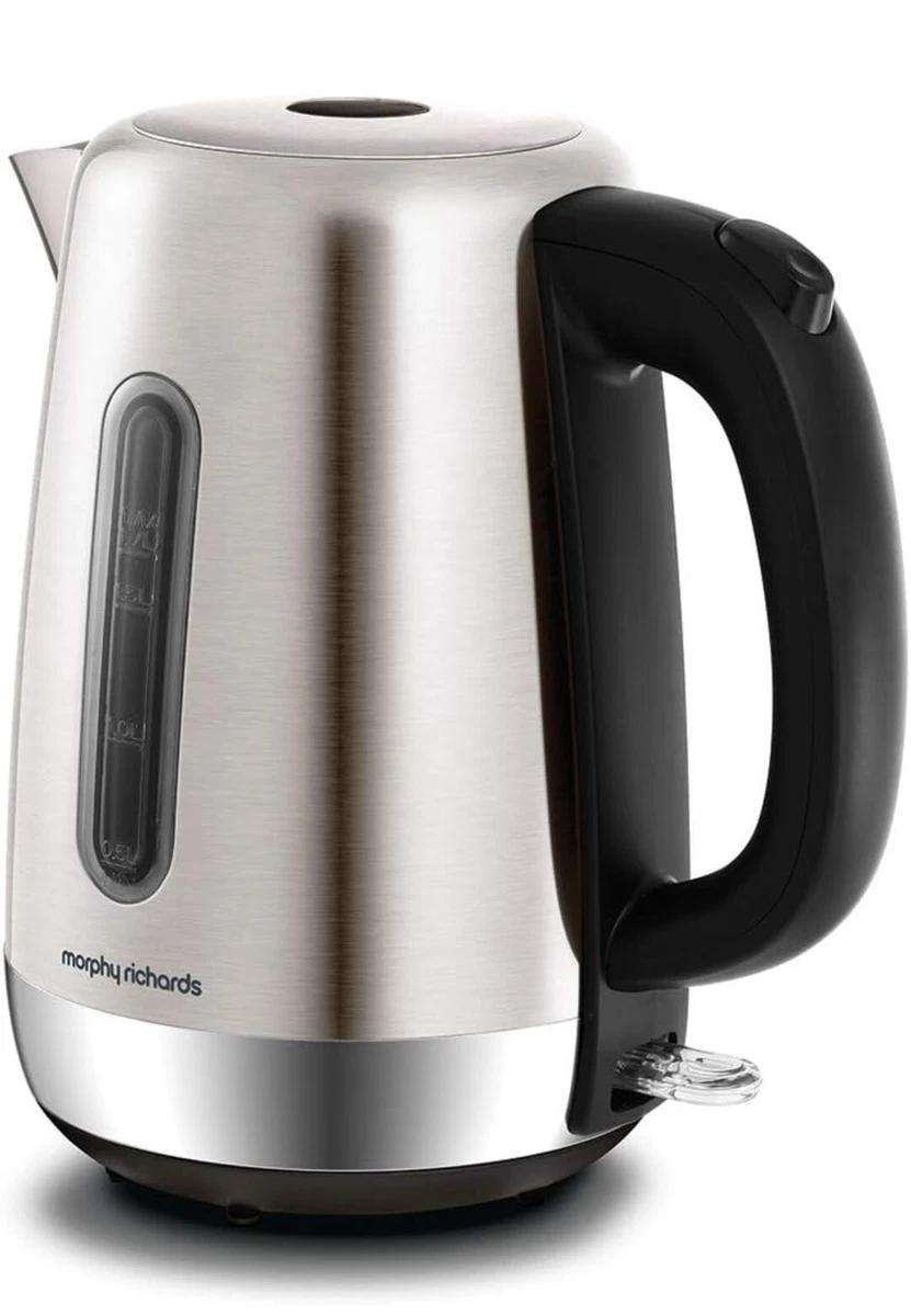Morphy richards brushed stainless steel equip jug kettle sales