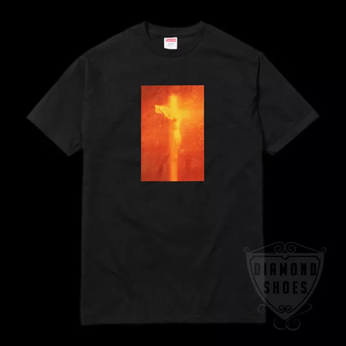 NEUF FW17 SUPREME PISS TEE CHRIST NOIR M MOYEN