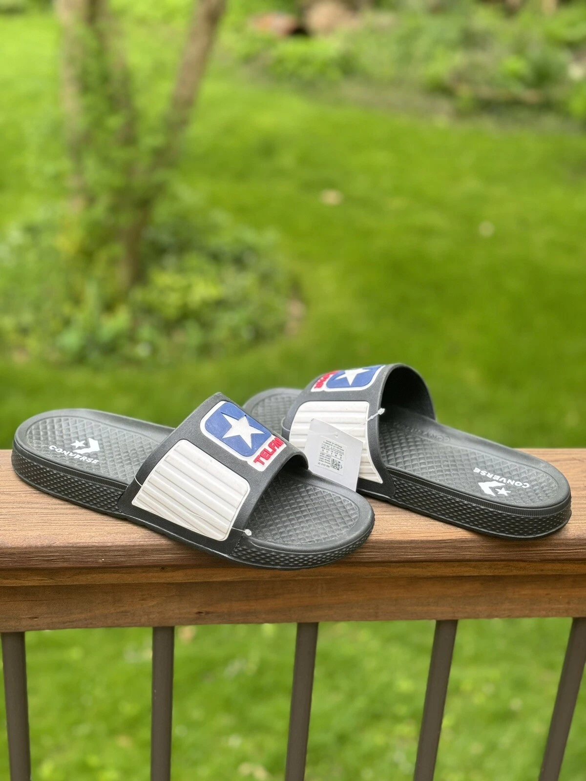 Sandali neri da uomo Converse Telfar taglia 10 donna taglia 11 172316c