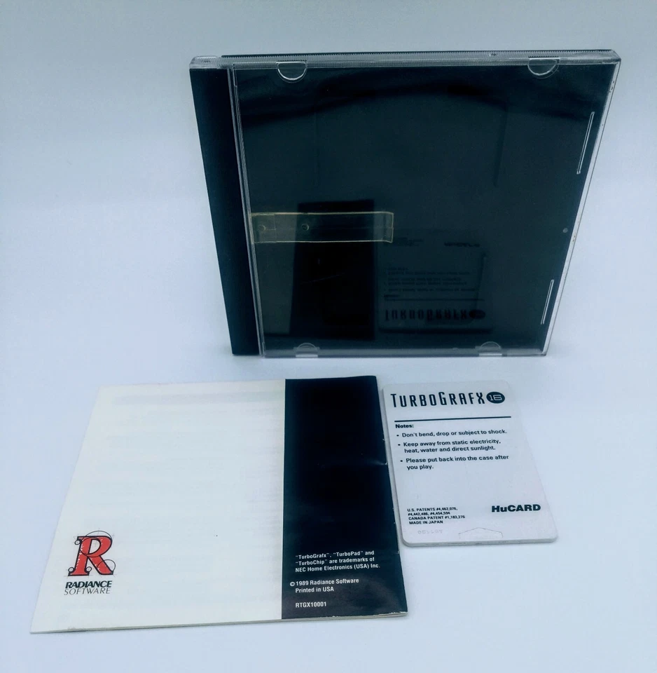 Sidearms NEC TurboGrafx-16 TG16 Shoot 'em Up 1989 CIB HuCard - Image 2 of 2