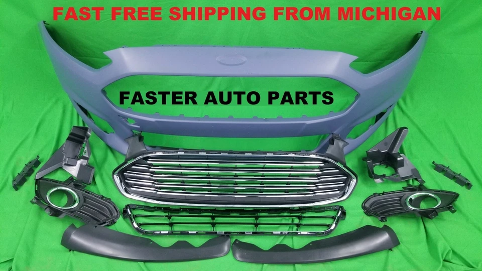 PARA Ford Fusion 13-16 para-choque dianteiro COMPLETO TITÂNIO SEL FAROL DE NEBLINA 2013 - 2016 - Imagem 2 de 4