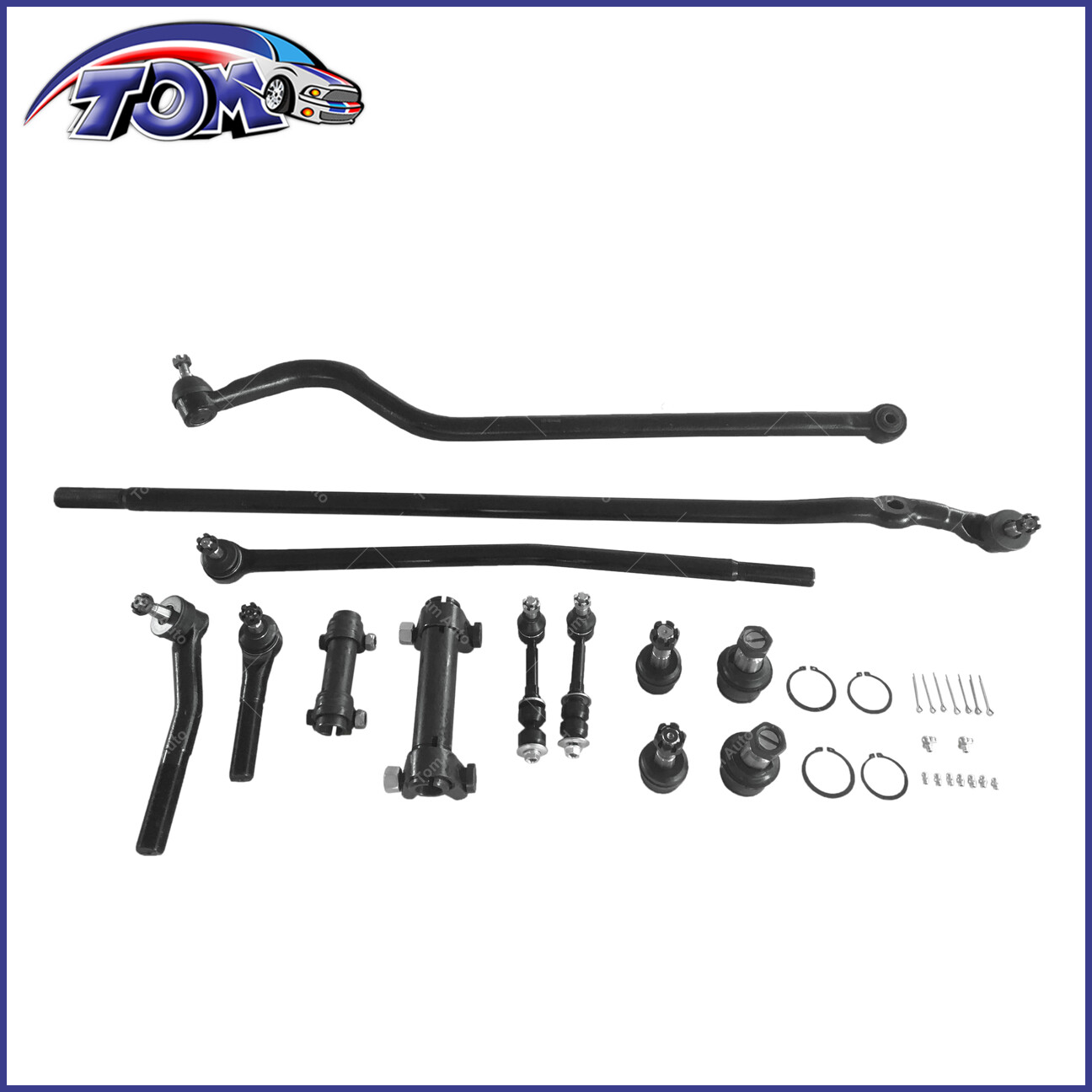 13PCS Front Steering & Suspension Kit For 1998-1999 Dodge Ram 2500 3500 HD 4WD