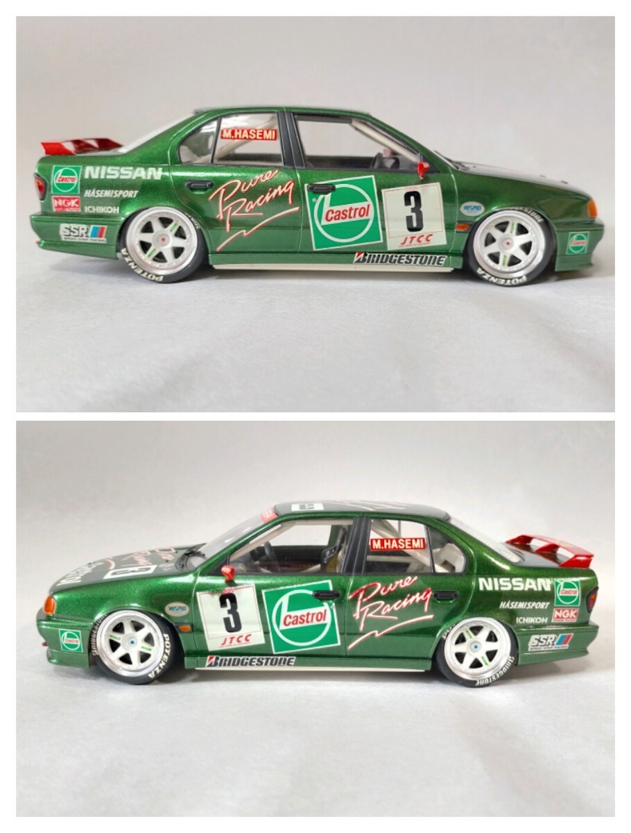 自動車 TAMIYA NISSAN PRIMERA JTCC 1/24 Tamiya Display Model 24142 1/24 Castrol Nissan Primera Jgtc