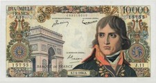 037) 10 000 francs Bonaparte type 1955 (7.6.1956)... Faux moderne.