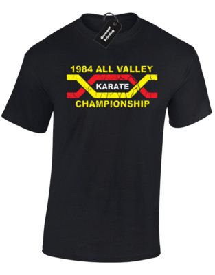 1984 ALL VALLEY KARATE MENS T-SHIRT KARATE RETRO MIYAGI DOJO (COL)