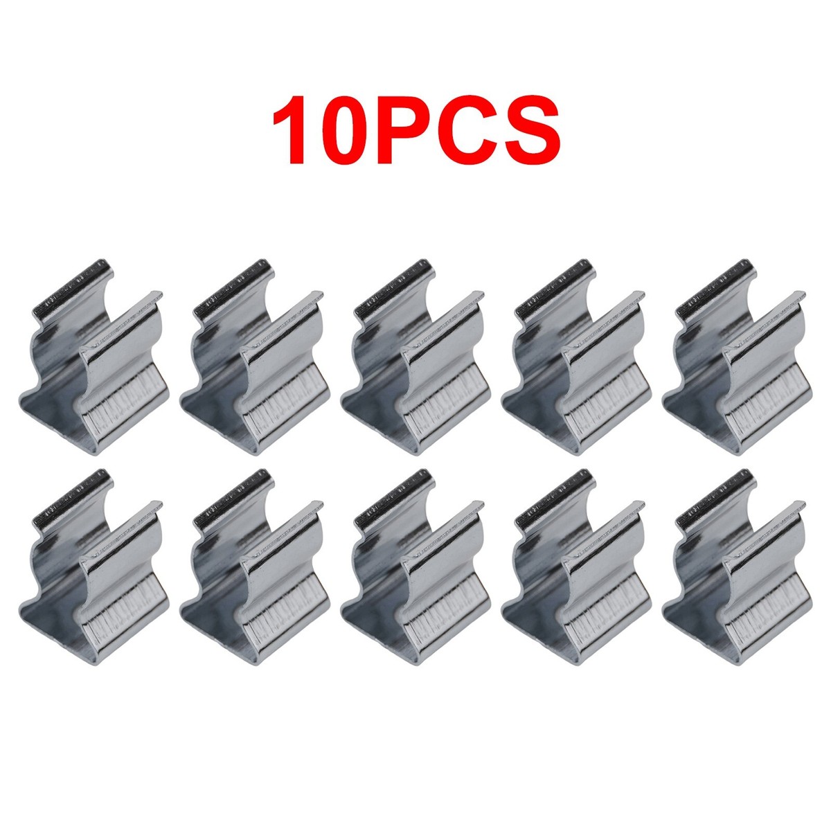 10 Stück Feder-Frotteeklammern 6mm - Werkzeug-Clips Für Garage & Werkstatt