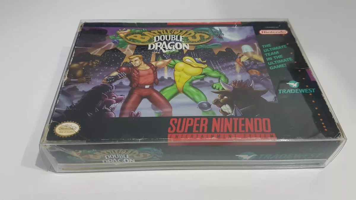 Action Game for Super Double Dragon- Game Cartridge with Box for