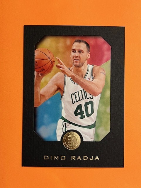 Black Dino Radja 1995 SkyBox E-XL #5     Boston Celtics Basketball Card