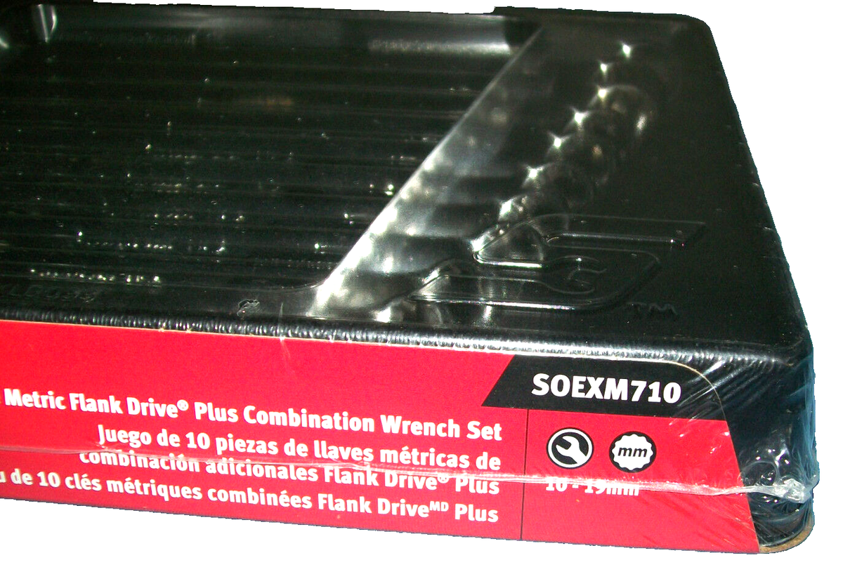 NEW Snap-on™ 10 thru 19 mm 12-point box FLANK drive PLUS NEW Snap-on™ 10 thru 19 mm 12-point box FLANK drive PLUS