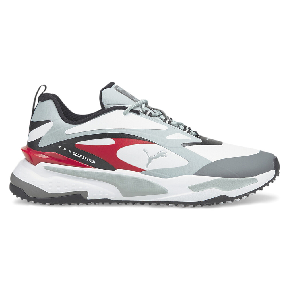 Мужские белые кроссовки Puma GsFast Golf Спортивная обувь 37635704