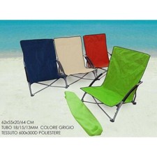 Sedia A Sdraio Pieghevole NALU Verde Per Campeggio, Spiaggia E Piscina - Leggero 2,5kg