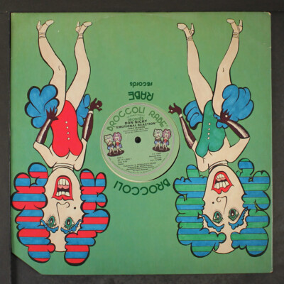DON NICKY: emotional reaction / re-mix BROCOLLI 12'' Single 33 RPM