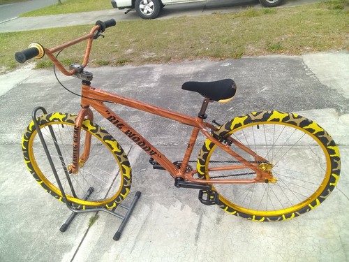 SE BIKES bmx BIG GOLD WOODY bike cult VANS race inc rims quadangle GT haro hutch - Picture 3 of 12