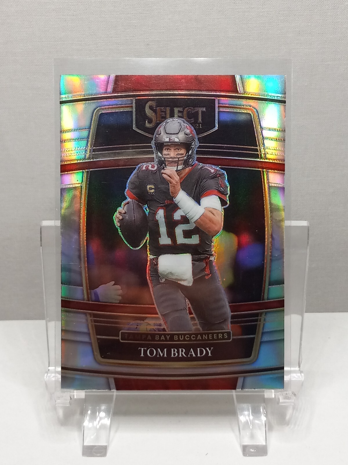 2021 Panini Select Tom Brady Silver Prizm Level  Concourse Buccaneers #1
