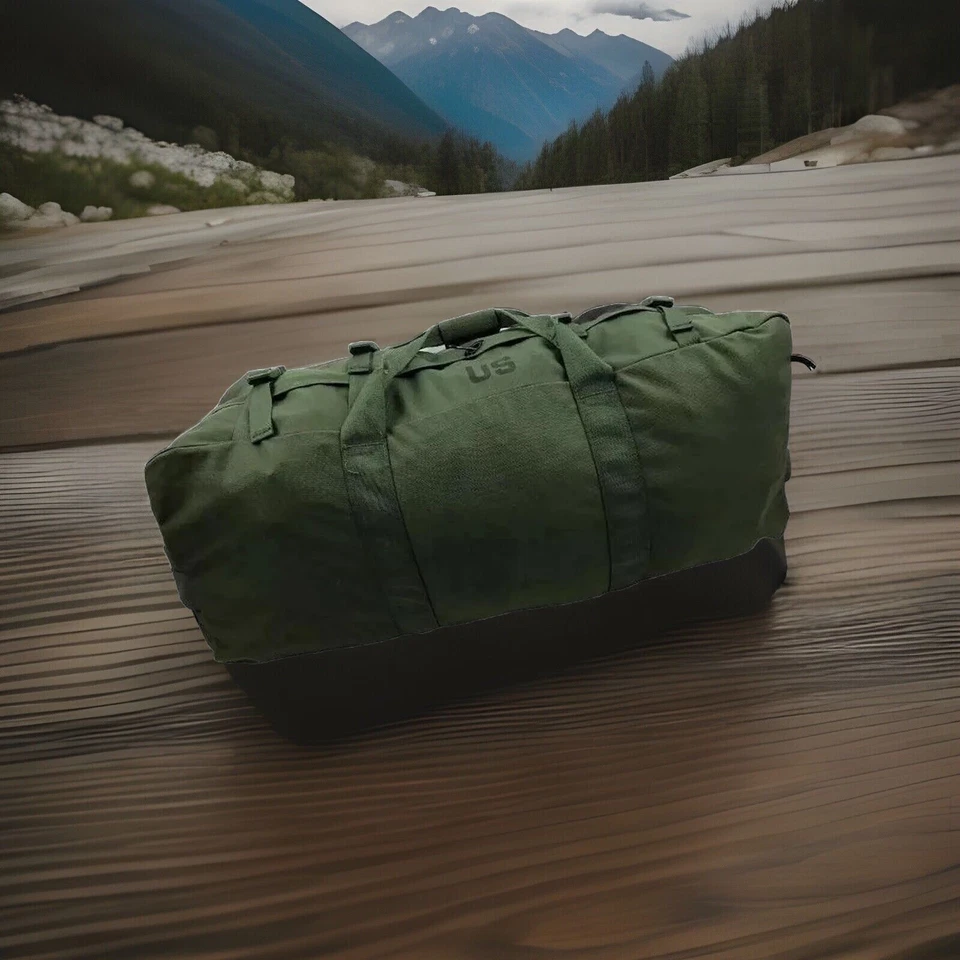 US Army Military Gear Seesack Transportsack Improved Duffle Bag oliv Neues Model - Bild 3 von 4