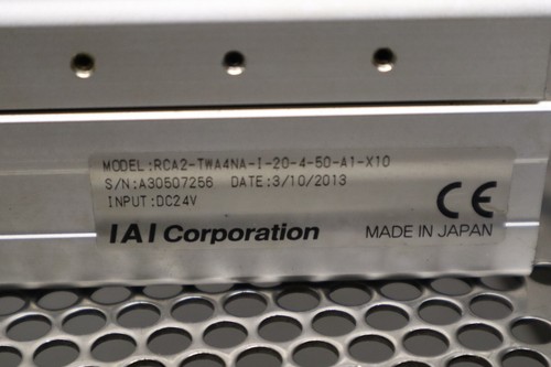 IAI RCA2-TWA4NA-I-20-4-50-A1-X10 Elektroantrieb DC24V gebraucht siehe alle Bilder - Bild 3 von 12