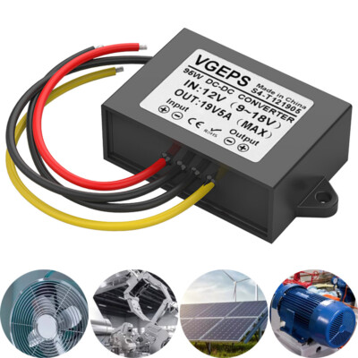 DC12V Auf DC 19V 95W 5A Spannungswandler Boost Spannungsregler Step Up Regulator