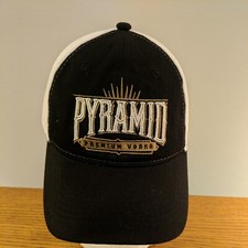 Premium Vodka Baseball Hat Outdoor Cap Platinum Series Black And White