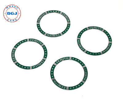 Superswept Zenith Green on Chrome Rings for Lowrider Wire Wheel