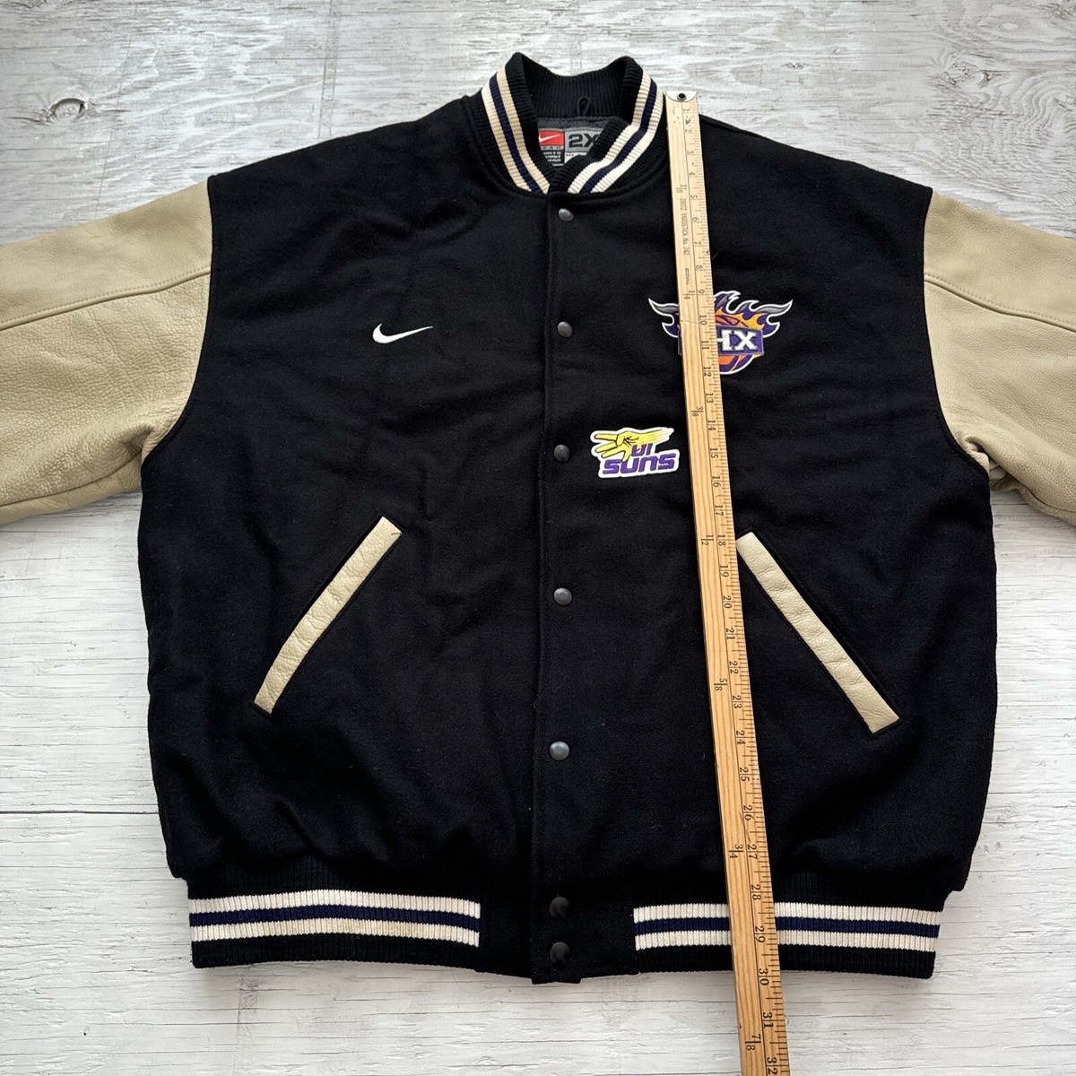 Vintage 90s NBA Team Nike Phoenix Suns Letterman Basketball Jacket