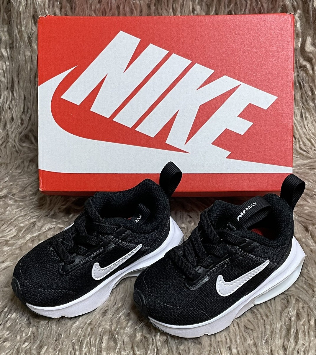 NIKE Air Max INTRLK Lite (TD) Black White Toddler Size 5C DH9410
