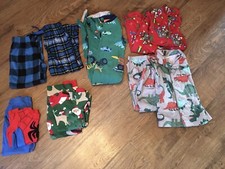 Boys size 4 / 4T Fall / Winter pajamas Lot of 11 Pcs. Disney, Carter's 