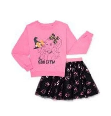 Nickelodeon JoJo Siwa Girls Shirt and Tutu Skirt Set Size L (10-12) NEW - Image 1 of 3