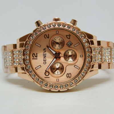 Geneva Quartz Watches Geneva Rose Gold Watch Price GENEVA Rose