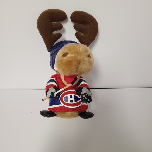 Gemmy Montreal Canadiens Dancing Moose NHL Good Old Hockey Game Song RARE - 第 13/19 張圖片