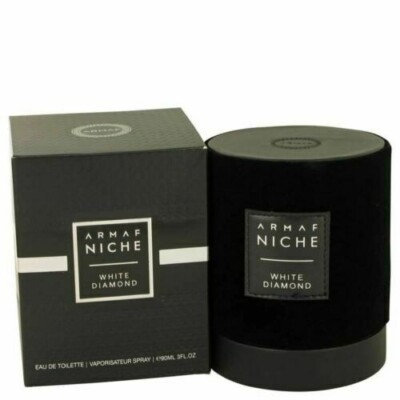 Armaf Niche White Diamond Cologne 3 oz / 90 ml Eau de Toilette Spray for Men