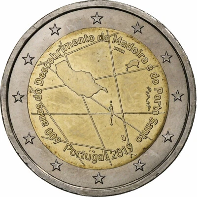 Portugal, 2 Euro, The Madeira archipelago, 2019, Lisbonne, Bimétallique, SPL - Photo 1/2