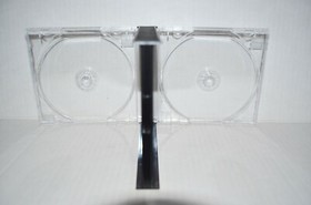 Double 2-Disc CD Case For Sony PlayStation 1 PS1 Video Game Replacement Holder