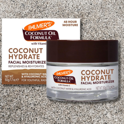 Palmer s Coconut Oil Formula Coconut Water Face Moisturizer, 1.7 Ounce Jar