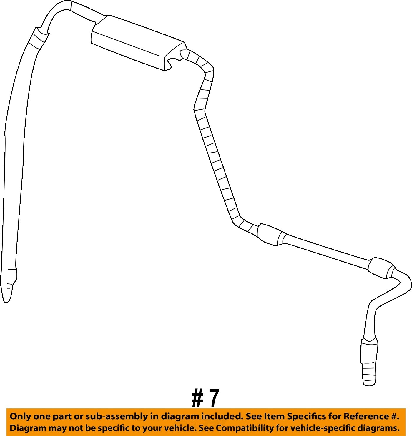 GM OEMPower Steering Return Hose 26095038 eBay