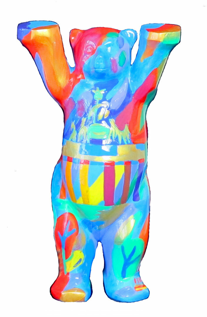 BUDDY BÄR Tor zur Stadt NEU/OVP groß 22cm Berlin Bear Souvenir Figur Glasplatte eBay