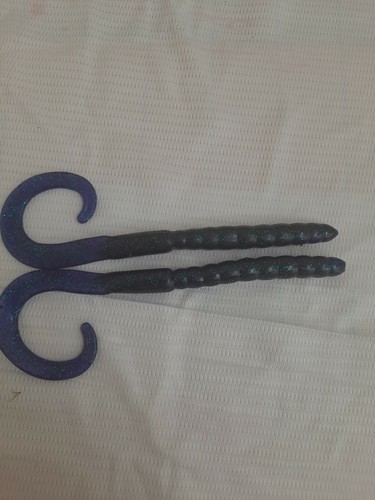 5" Soft Plastic Fishing Baits/ Lures, Junebug - 第 1/3 張圖片