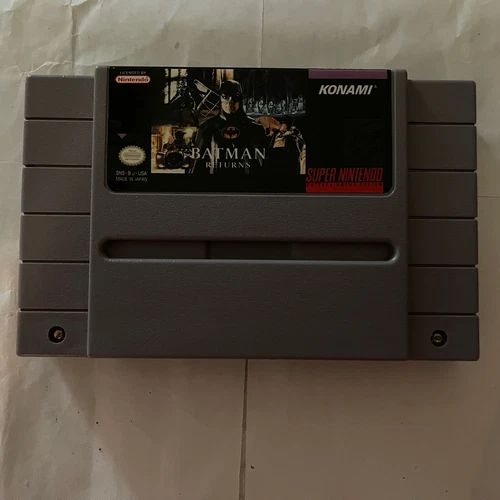 Batman Returns-SNES-Konami-Authentic-Tested-Works; Super Nintendo Batman-USED