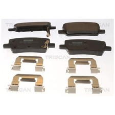 Satz Bremsbeläge Bremsklötze hinten für Tesla Model S 5YJS X 5YJX | 23988936