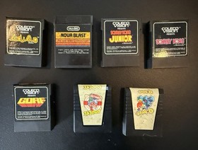 VINTAGE COLECO VISION QUALITY VIDEO CONSOLE IN ORIGINAL BOX (UNTESTED) W/ GAMES