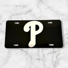 Philadelphia Phillies Aluminum Laser Engraved Front License Plate! Looks Great!