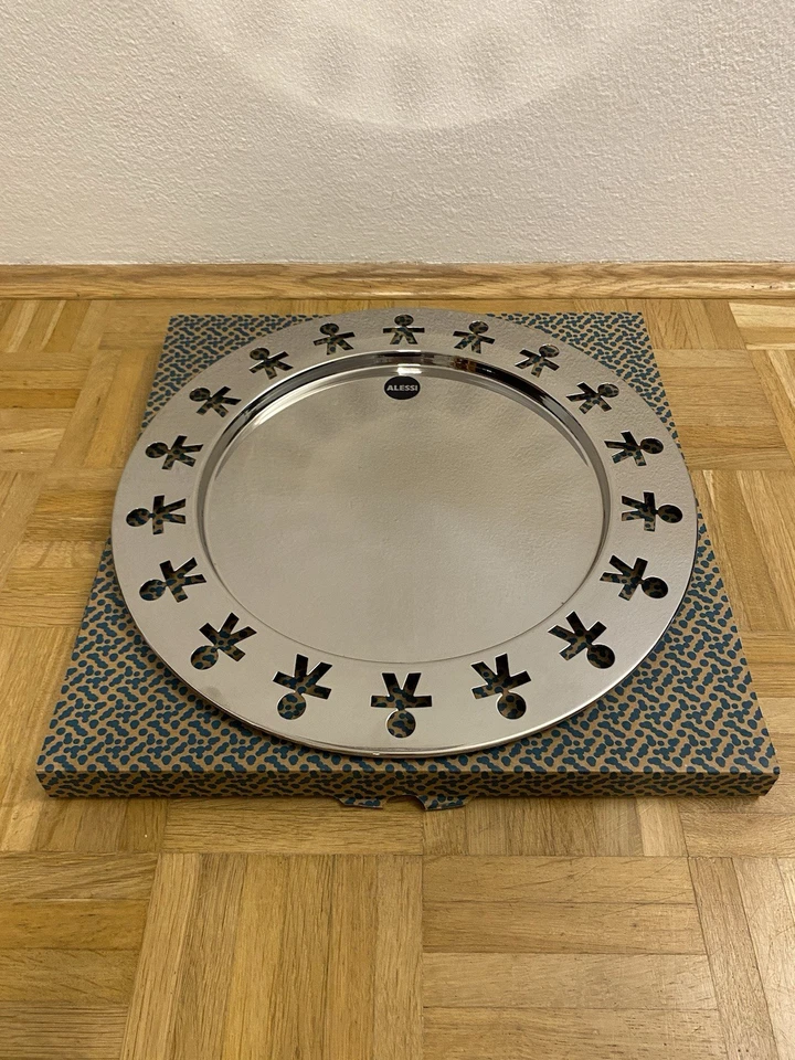 Alessi Girotondo King Kong Tablett 40cm Serviertablett, Teller, originalverpackt - Bild 4 von 4