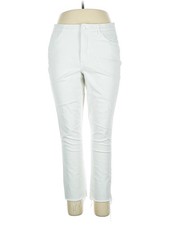 Wit  Wisdom Women White Casual Pants 16
