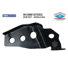 New Premium Fit Front Driver Side Bumper Impact Bar Bracket 62045JL00A CAPA