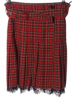 PINKO Gonna a campana Donna Gonna Taglia IT 38 rosso-nero-bianco stile casual