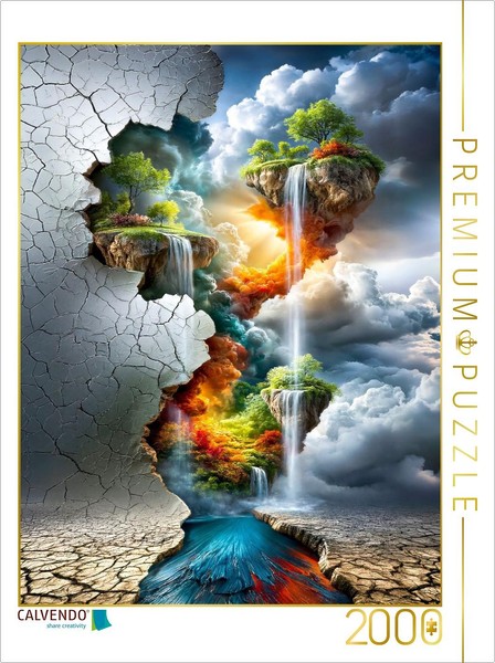 Calvendo Puzzle A Crack Full Of Wonders | 2000 Pieces, Finished Size 35.4 × 26.4-image