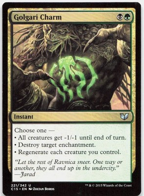 Golgari Charm *Regular* C15 221 NM