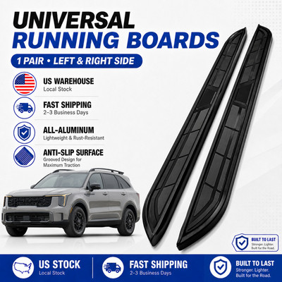 2Pcs Running Boards Nerf Bar Side Step Fit for KIA Sorento MQ4 2021-2026